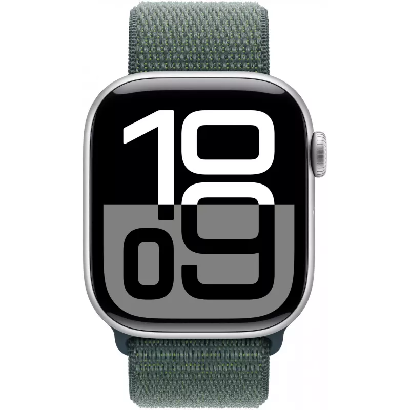 Apple Sport Loop siksna 42 mm Lake zaļa — neilons/poliesters/elastāns, viena iepakojumā