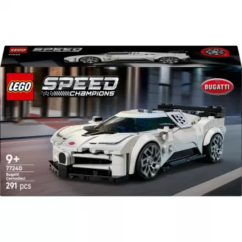 LEGO konstruktora komplekts Bugatti Centodieci Speed Champions 77240 — 291 detaļa, 1 minifigūra, vecumam 9+