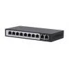 Extralink PoE slēdzis CERES 8x 100Mb/s PoE/PoE+, 2x RJ45 Uplink 100Mb/s, 96W