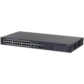 Dahua Technology CS4228-24GT-240 tīkla komutators Pārvaldāms L2 Gigabit Ethernet (10/100/1000) Power over Ethernet (PoE) Melns