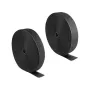 DeLOCK izturīga āķīšu un cilpu lente 25m x 50mm melna