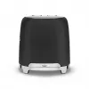 Toaster Smeg 50's Style TSF01BLMEU 2 šķēles melns nerūsējošais tērauds