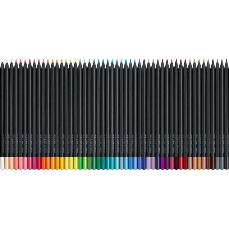 Krāsu zīmuļi Faber-Castell 116450, daudzkrāsu komplekts, 50 gab., mīksts grafīts, kartona kārba