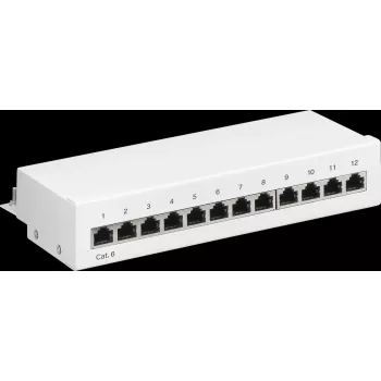 Goobay 62070 - RJ45 - Cat6 - 22/26 - Balts - 212 mm - 109 mm (62070)
