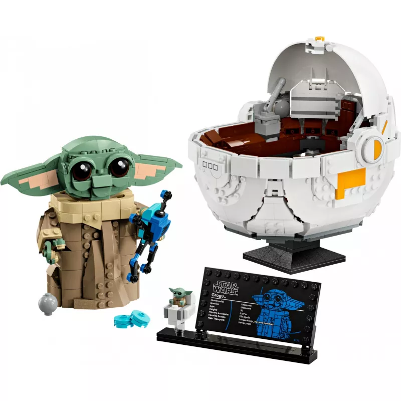 LEGO STAR WARS 75403 Grogu ar peldošo ratiņu