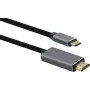 Kabelis helos Anschlusskabel USB 3.1 Type-C uz HDMI 1,8 m — melns