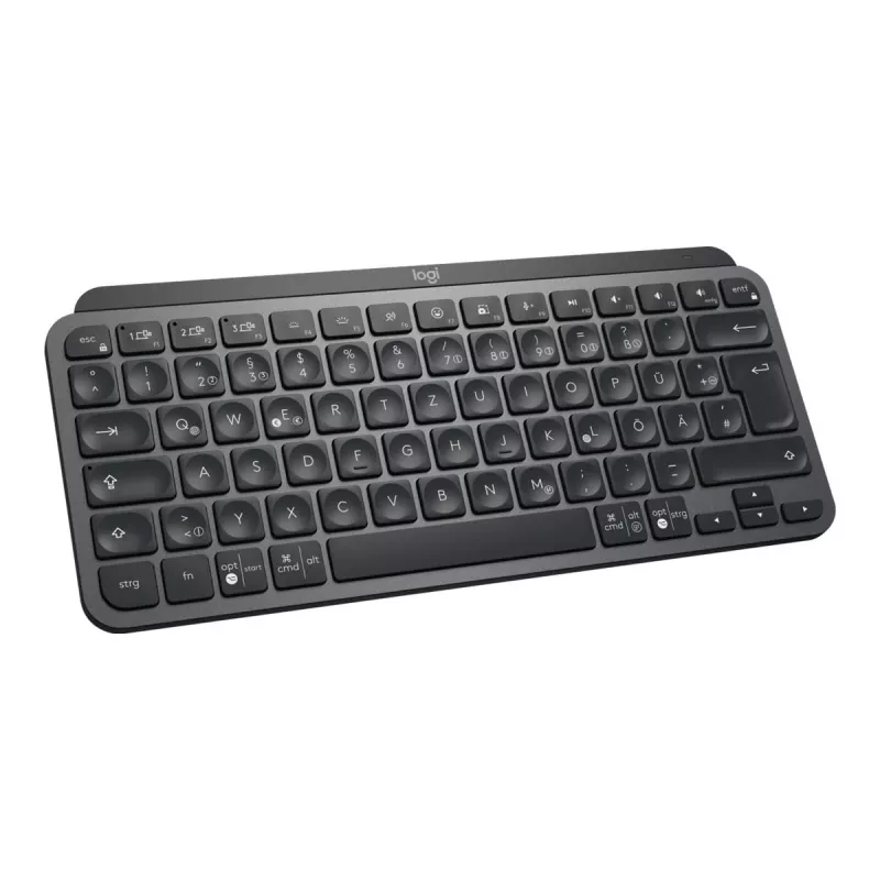Logitech MX Keys Mini for Business - tastatūra - ar fona apgaismojumu - bezvadu - Bluetooth LE - QWERTY - spāņu - Europa - grafīta (920-010603)