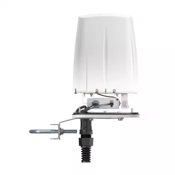 Daudzvirzienu tīkla antena QuWireless QuSpot A140S-A, PoE/LAN, 0,694–2,7 GHz, līdz 4 dBi, balta
