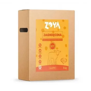 Sausā suņu barība ZOYA ColdPRO ar jēru 3 kg — pilnvērtīga barība pieaugušiem suņiem, 26% olbaltumvielu, 9,5% tauku