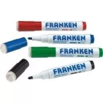 Marker Franken Z1703 4 gab. Melni Zili Zaļi Sarkani