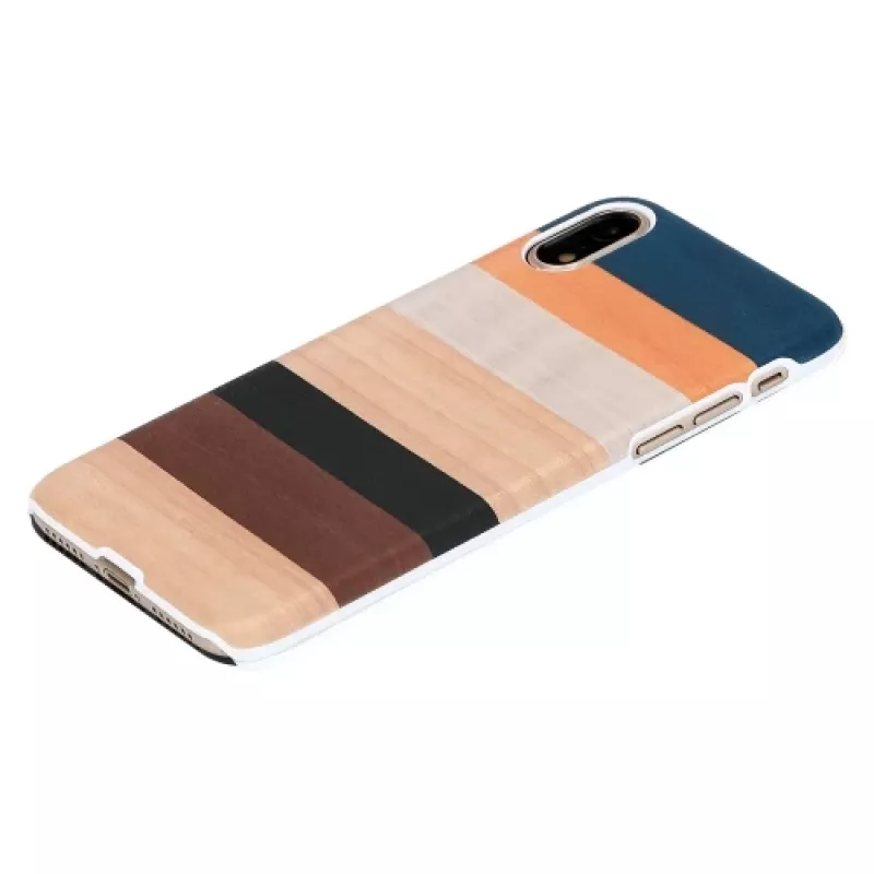 Smartphone maciņš man and wood iPhone XR, balts, aizsargājošs cietais apvalks