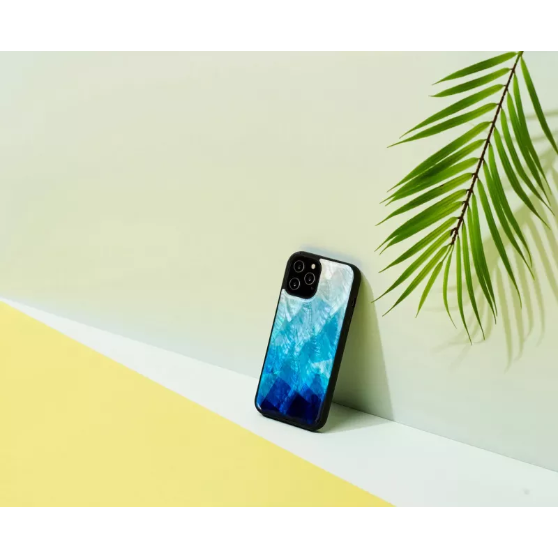 Aizsargājošs tālruņa maciņš iKins Apple iPhone 12 Pro Max — zilganezera melns