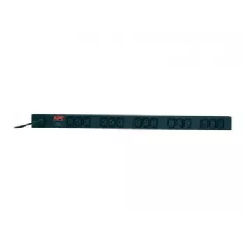APC RACK PDU BASIC ZERO U 10A 230V strāvas sadales bloks (PDU) 15 maiņstrāvas kontaktligzdas 0U Melns
