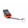 Karšu lasītājs Gembird FD2-MSD-3 USB 2.0 Melns Sarkans