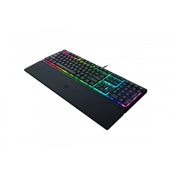Razer Ornata V3 RGB spēļu USB tastatūra melna pilna izmēra vadu mecha-membrane