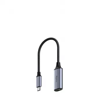 USB-C uz HDMI adapteris Cudy UH401 — 4K 60Hz, HDMI 2.0, viens displejs, alumīnija korpuss