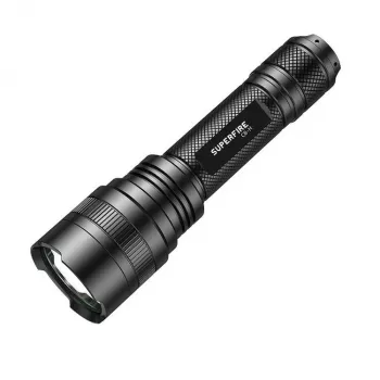 Lukturis Supfire C8-H — 1200 lm, USB uzlādējams, 250 m staru attālums