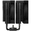 Gaisa dzesētājs DeepCool AG620 BK ARGB V2 — 120 mm divkāršs ventilators, 6 siltuma caurules, LGA 1700/AM4/AM5 atbalsts, melns