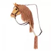 Nūja ar zirga galvu HOPPIHORSE Hobby Horse A3 Kastaņa