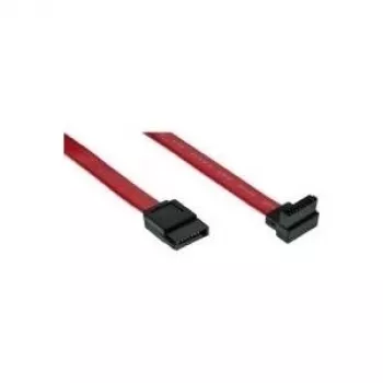 InLine 27703W SATA kabelis 0,3 m sarkans