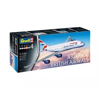 Revell 03922 Airbus A380-800 British Airways plastmasas modeļa komplekts, 1:144