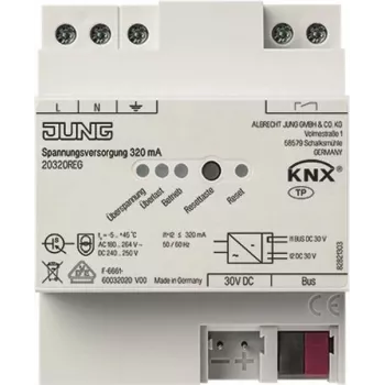 JUNG 20320 REG barošanas avots 320mA KNX 20320REG