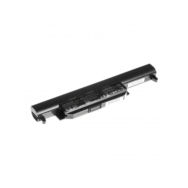 Baterija zaļa Cell AS37 sērijām ASUS R400 R500 R500V R700 K55 — Li-Ion 4400 mAh 10,8 V, 6 elementi, melna