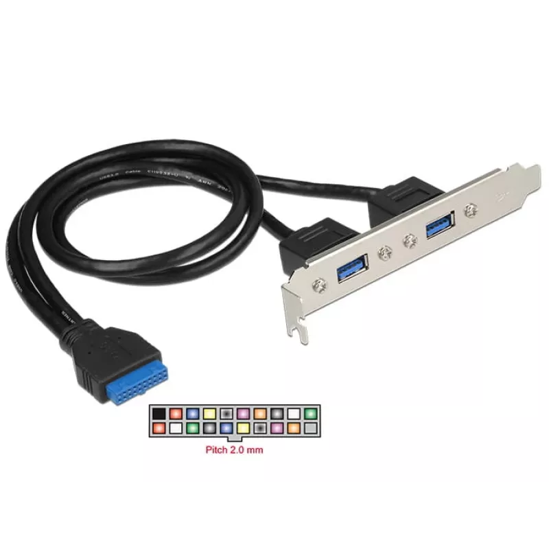 Iekšējais USB 3.2 Gen 1 adapteris DeLOCK 84836