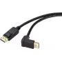 Renkforce DisplayPort savienojuma kabelis 1,50 m SP-9163732 apzeltīti kontakti melns [1x DisplayPort spraudnis - 1x DisplayPort spraudnis] (SP-9163732)