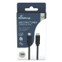 MediaRange TYPE-C kabelis 2m MRCS214 melns USB kabelis