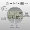 Qoltec, saules MPPT lādēšanas kontrolieris ar temperatūras sensoru 20A 12V/24V Displejs LCD 2 X USB