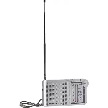 Panasonic RF-P150DEG pārnēsājams analogais radio sudraba krāsā