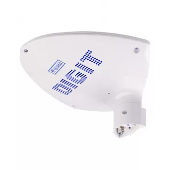 Platjoslas DVB‑T/T2 antena Telmor Activa 5G — iekštelpu/āra balta