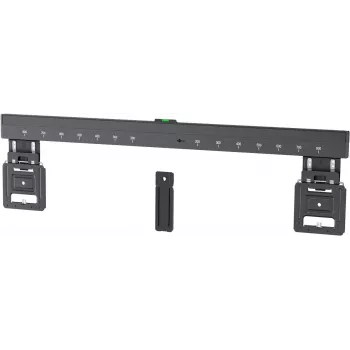 Fiksēts TV sienas stiprinājums WENTRONIC Goobay Ultraslim 70822 XL melns plakanajiem ekrāniem