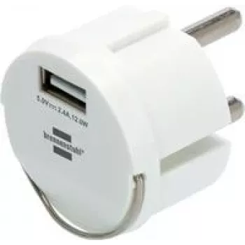 Brennenstuhl 1508110 USB lādētājs iekštelpu kontaktligzdai, izejas strāva max. 2400 mA, 1 x (1508110)