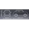 Rotaļu konstruktors Cobi Youngtimer Collection Fiat 126p el 24531 — 150 gabali
