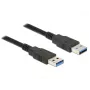 USB kabelis DeLOCK 85059 USB 3.2 Gen 1 0,5 m Melns