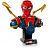 LEGO Marvel kolekcionējamais krūšutēls Dzelzs Zirnekļcilvēks 76326, 379 detaļas, 18+ vitrīnas modelis, 170×200×110 mm