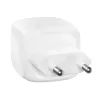 Belkin BoostCharge Pro - Barošanas bloks - GaN - 50 vati - Ātrā uzlāde - 2 izejas porti (2 x USB-C)