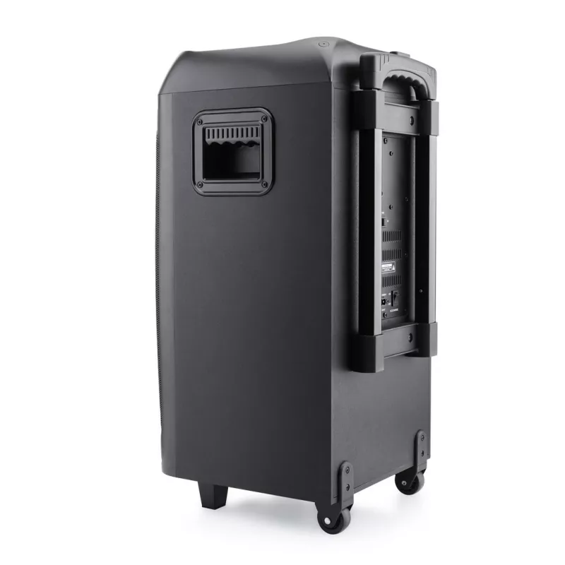 Party speaker JVC XS-EP514B — stereo portatīvais skaļrunis, 150 W RMS, Bluetooth 5.0, TWS, 4000 mAh baterija, karaoke, FM, melns