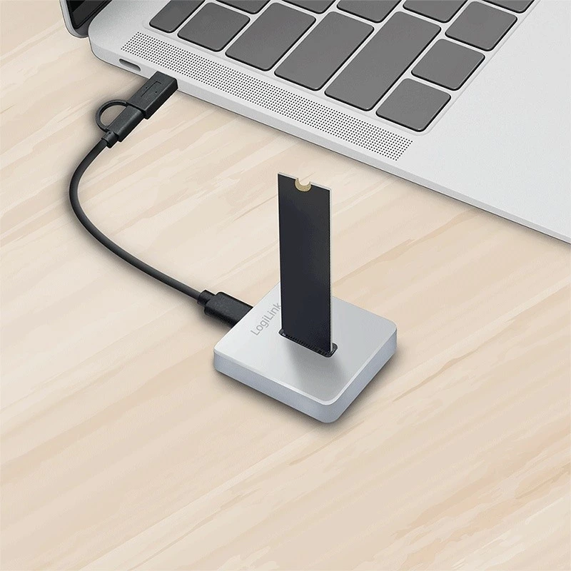 Dokošanas stacija 1 ports USB 3.2, M.2 NVMe