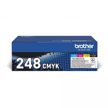 Brother TN-248VAL tonera kasetne 4 gab. Oriģināls Melns, Ciāna, Fuksīna, Dzeltens