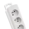 Strāvas pagarinātājs Qoltec 50276 1,8 m 5 maiņstrāvas kontaktligzdas iekštelpām balts