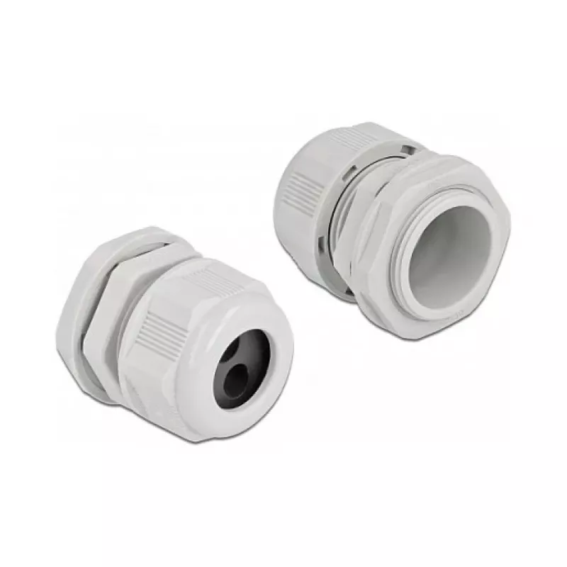 Kabeļa blīvslēgs DeLOCK 60372 pelēks plastmasa 2 gab.