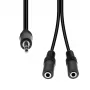 ProXtend 3 kontaktu uz 2×2 kontaktu kabelis M32XM2F-002, 1 m, 18 AWG