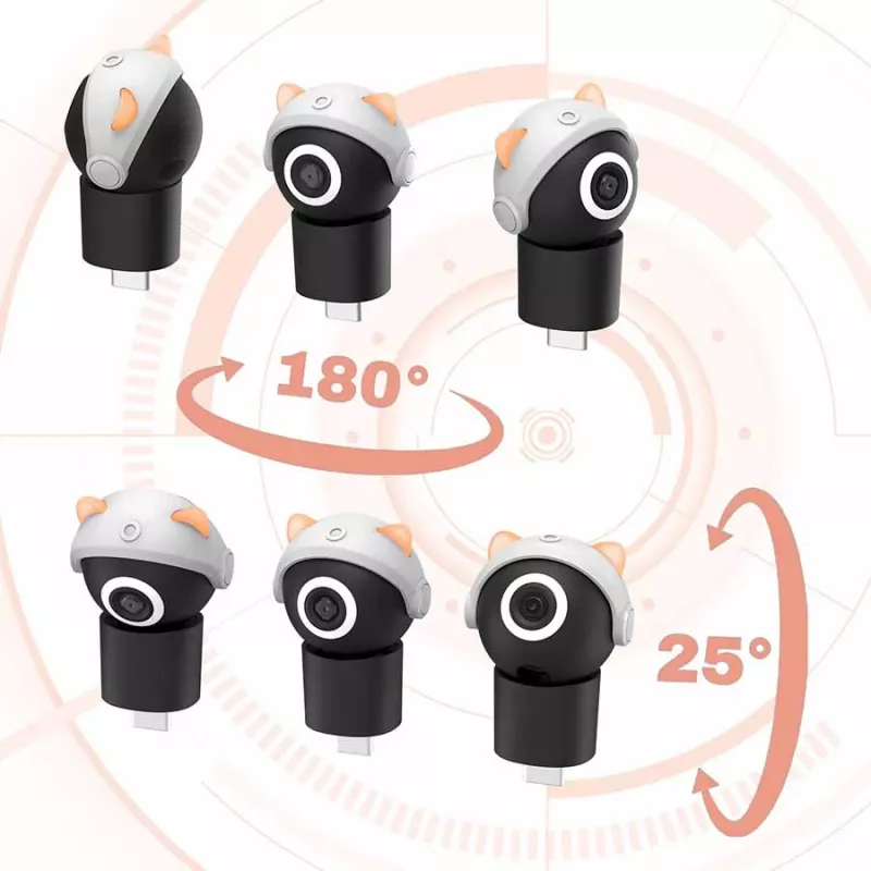 Subsonic Playcam 1080 2in1 HD Mini kamera Nintendo Switch 2 sarkanā krāsā