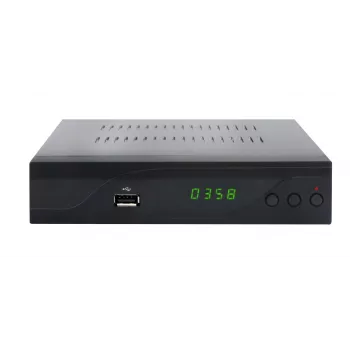 DVBC-120 digitālais atskaņotājs un ierakstītājs melns