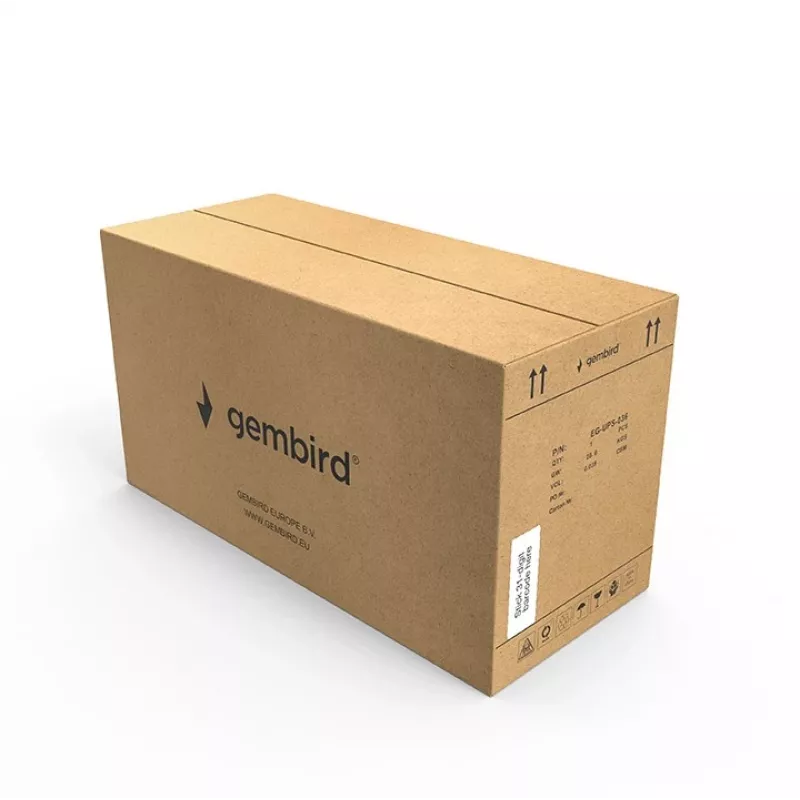 Gembird EG-UPS-036 nepārtrauktās barošanas avots (UPS) Line-Interactive 3 kVA 1800 W 6 AC kontaktligzdas