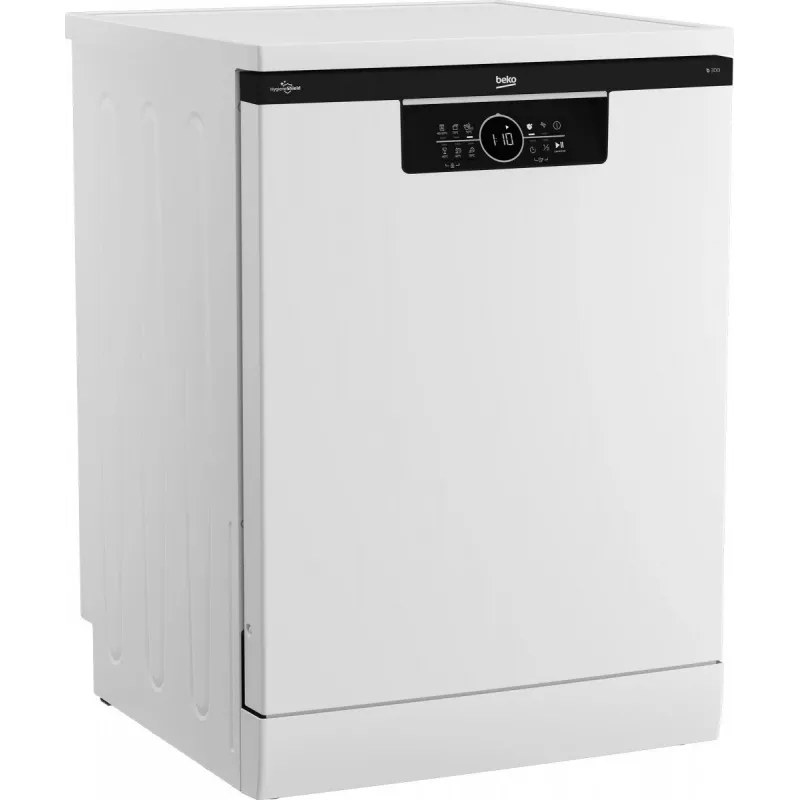 Brīvi stāvoša trauku mazgājamā mašīna Beko BDFN26531W — 15 galda klājumi, 60 cm, 46 dB, AirDry