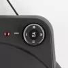 Picas krāsns G3FERRARI Pummarola — galda elektriskā krāsns, 1200 W, maks. Ø 28–31 cm, akmens cepšanas virsma, melna/sudrabota